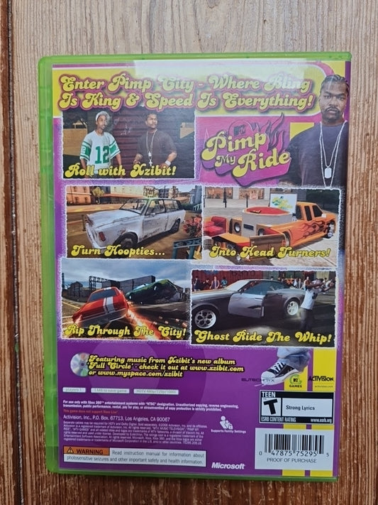 Pimp My Ride Xbox 360 (PAL UK) Complete With Manual