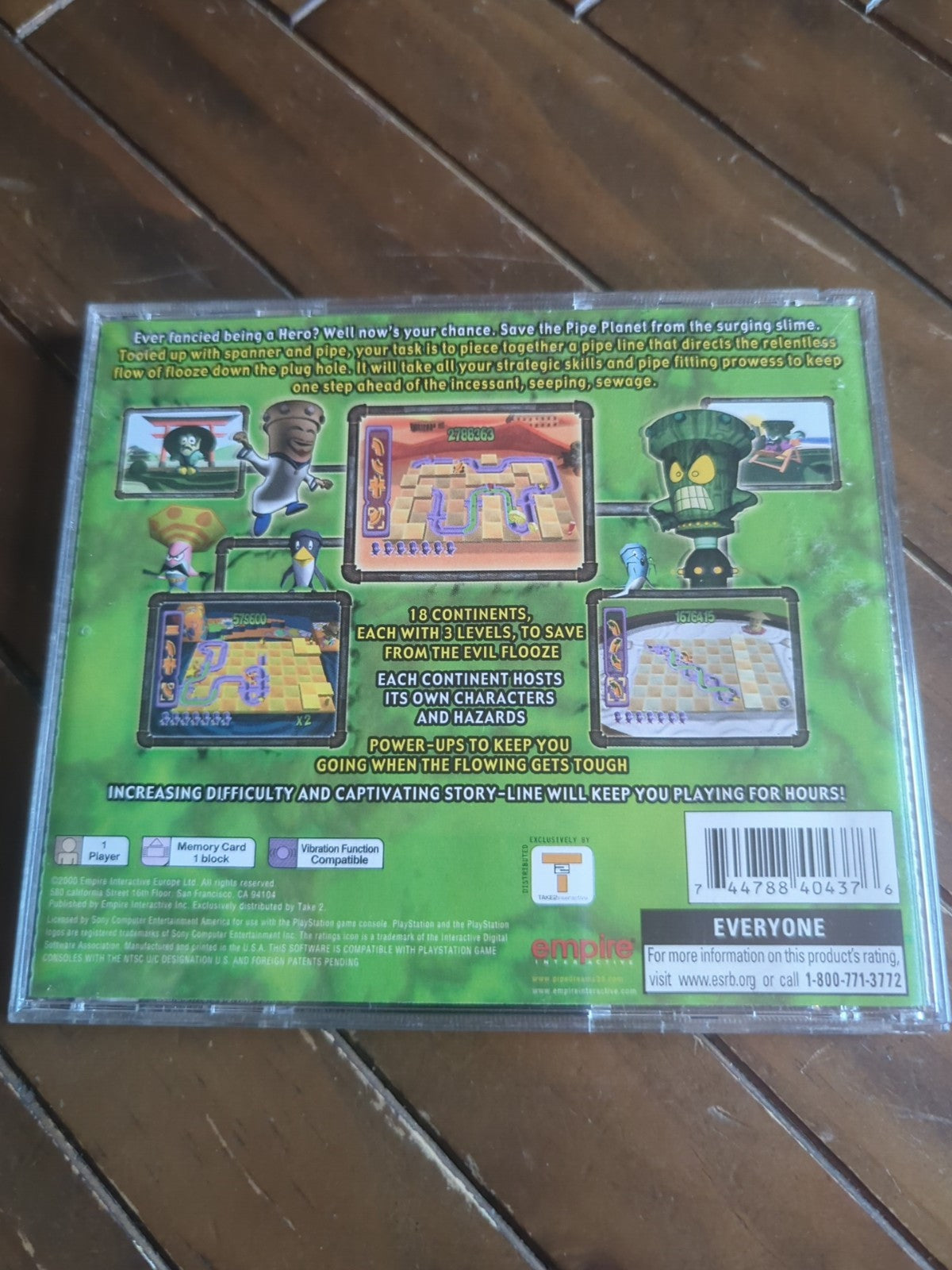 Pipe Dreams 3D - Playstation PS1 - US Version