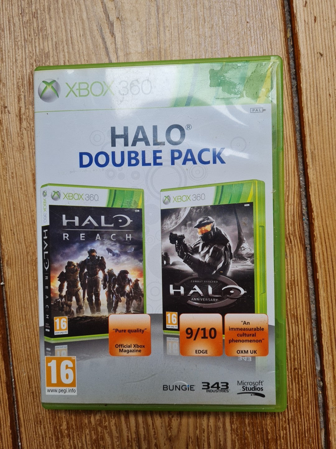 Halo Double Pack for Xbox 360 Halo Reach Combat Evolved Anniversary Edition PAL