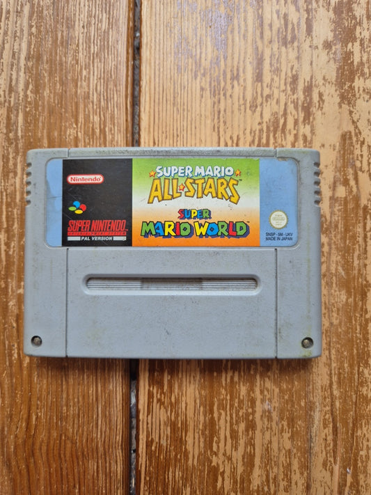 Super Mario All-Stars Plus Super Mario World - Super Nintendo SNES PAL UK