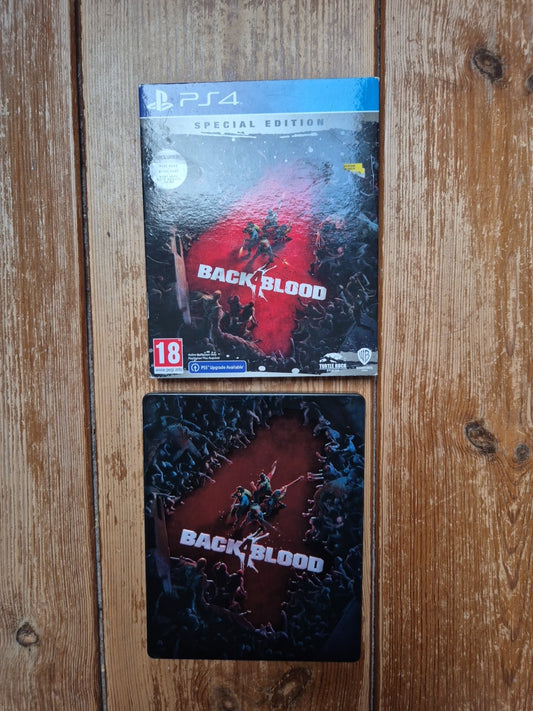 Back 4 Blood Playstation 4 PS4 Special Edition With Steelbook PAL UK version