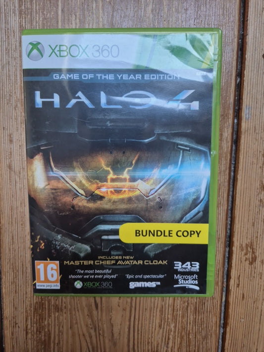 Halo 4 Game Of The Year Edition Microsoft Xbox 360  Bundle Copy PAL UK