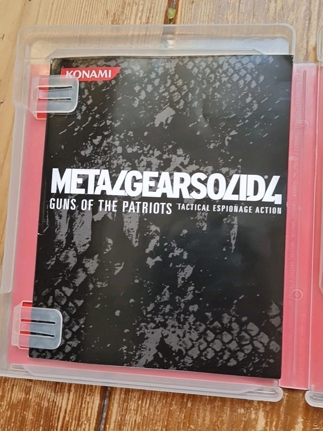 Metal Gear Solid 4: Guns of the Patriots with cardboard sleeve PS3 PlayStation 3