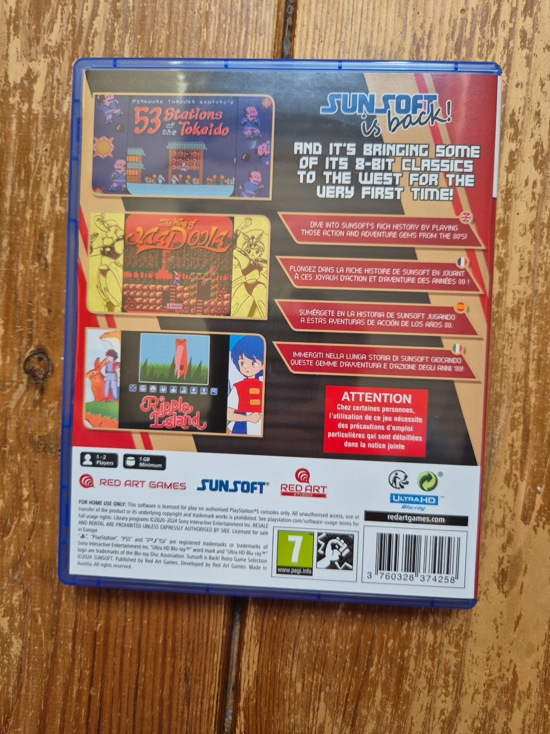 Sunsoft is Back! Retro Game Selection PS5 PlayStation 5 UK Version