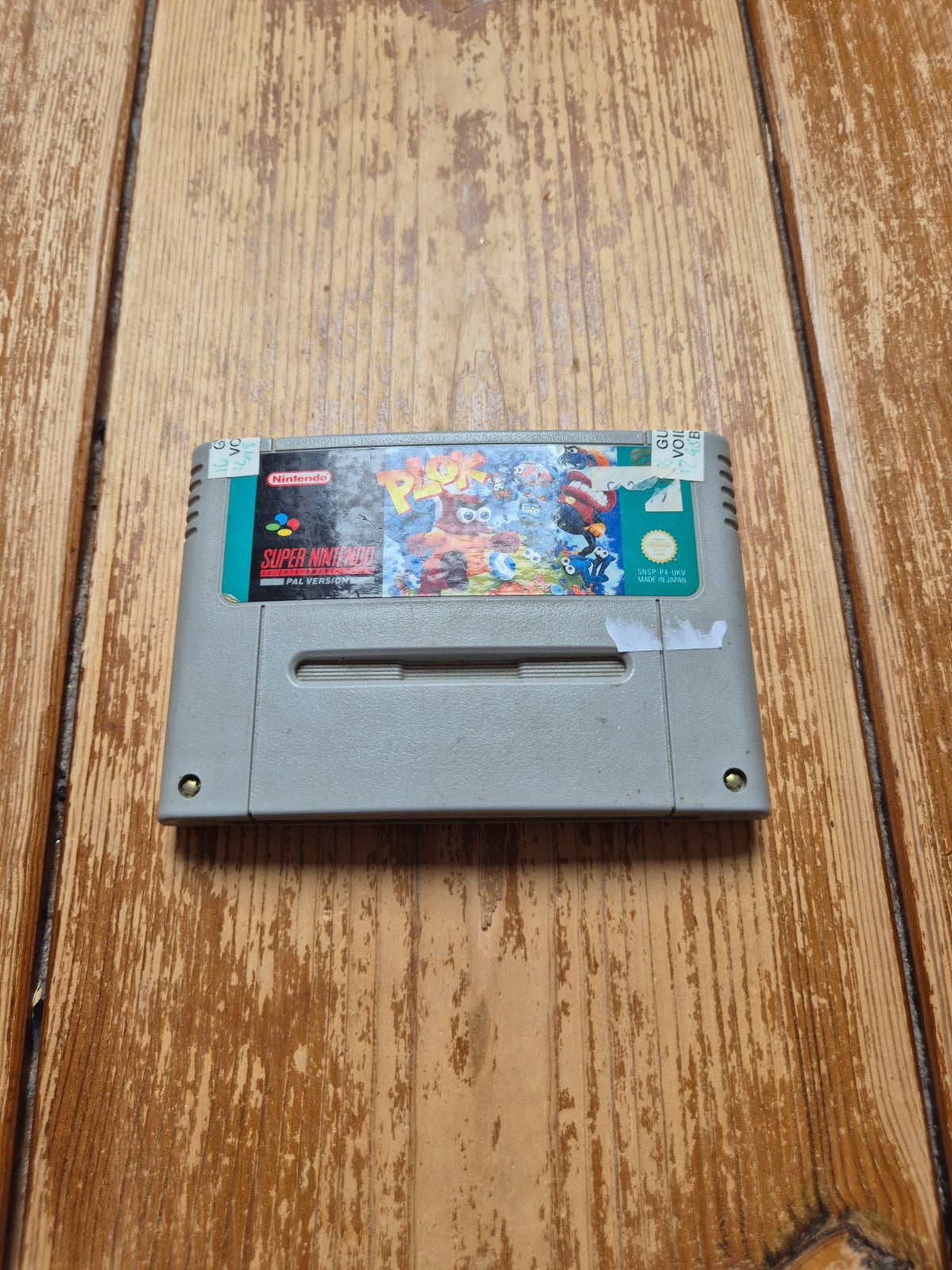 Plok - SNES Super Nintendo - PAL - UK