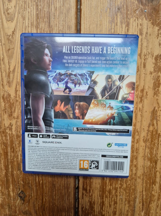 Crisis Core - Final Fantasy VII - Reunion (Sony PlayStation 5, 2022) PAL