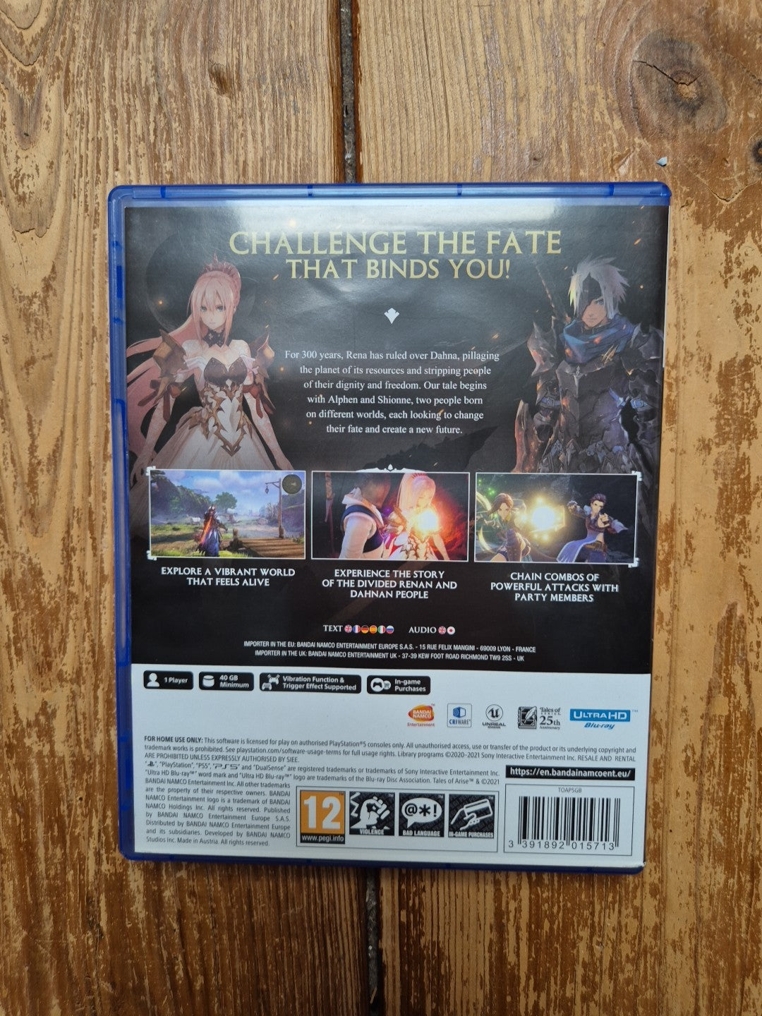 Tales Of Arise - PS5 PlayStation 5 - PAL UK