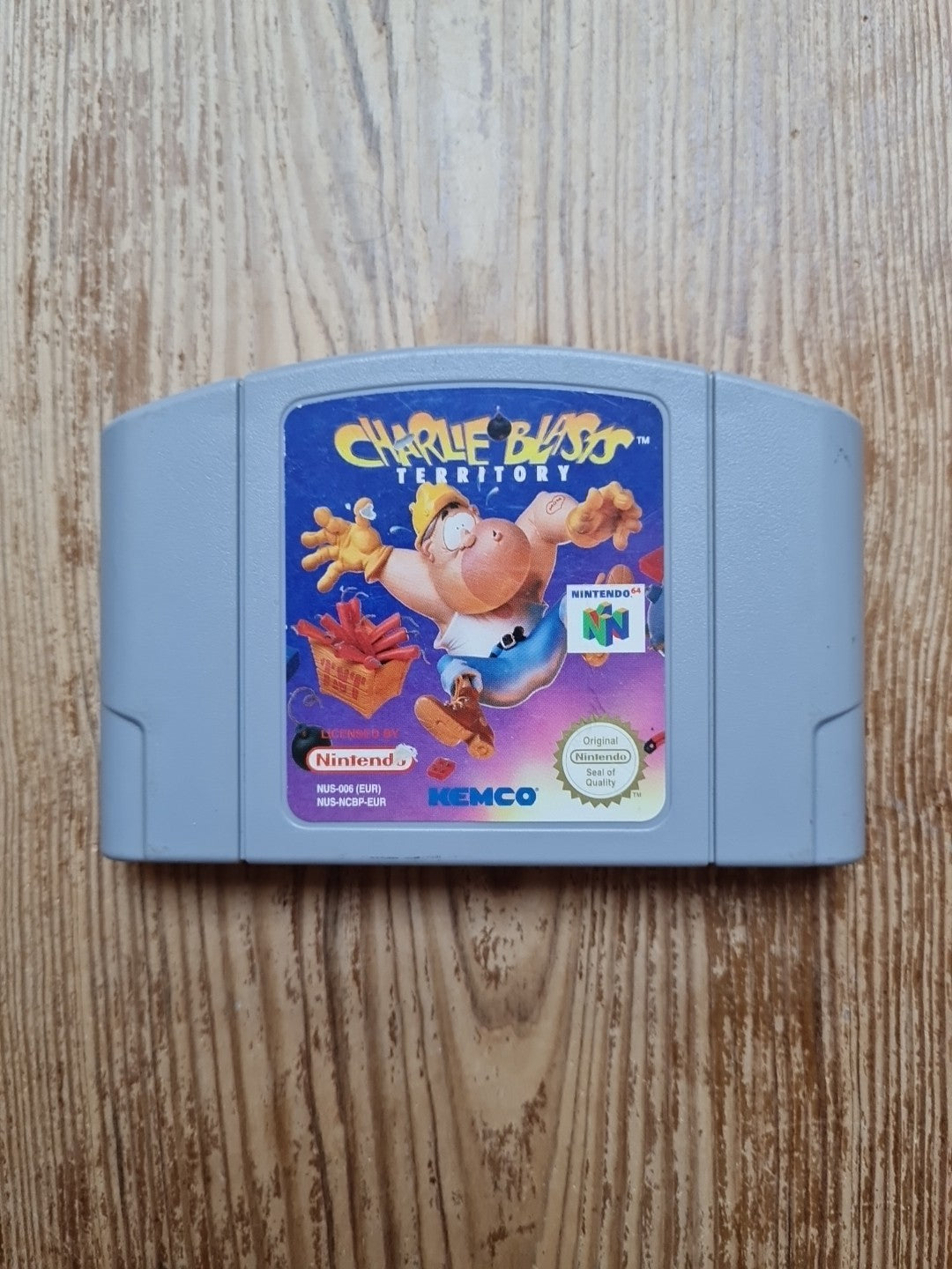 Genuine Charlie Blasts Territory - N64 Nintendo 64 PAL UK Version