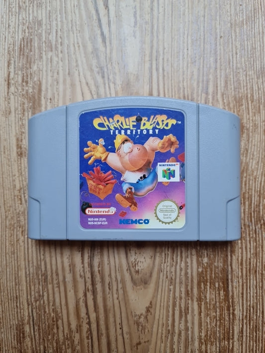 Genuine Charlie Blasts Territory - N64 Nintendo 64 PAL UK Version