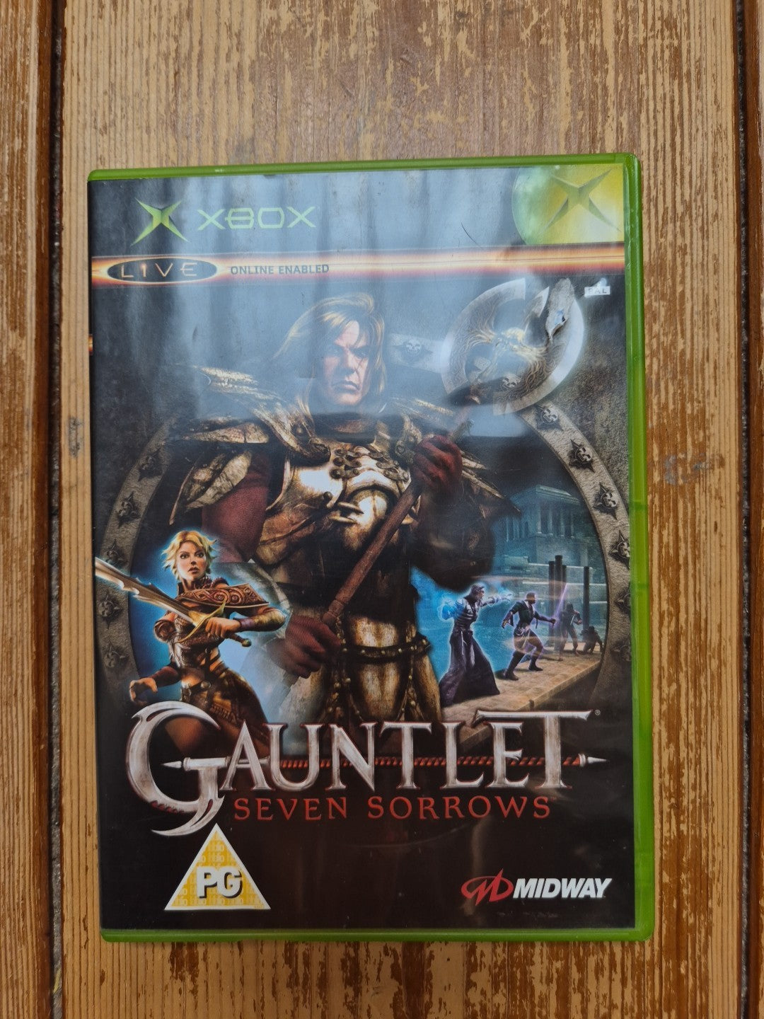 Gauntlet Seven Sorrows Xbox PAL Version Compete With Manual