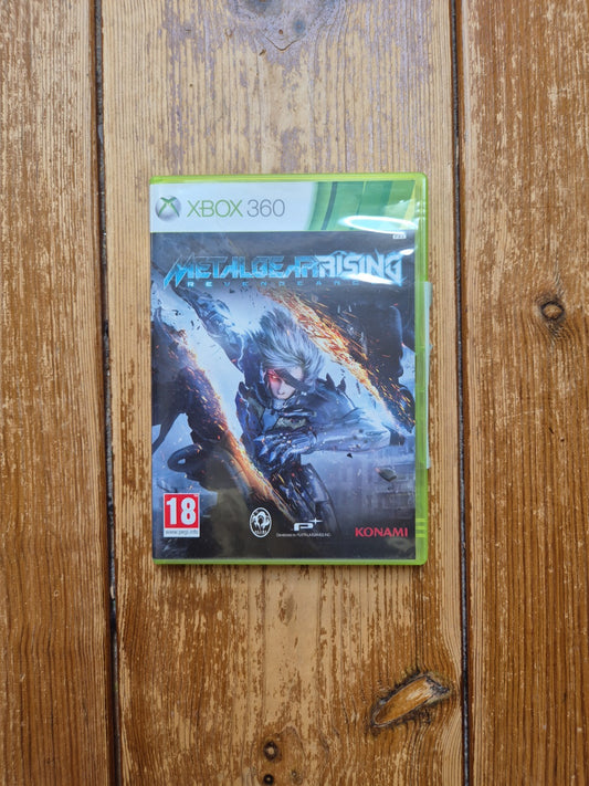 Metal Gear Rising: Revengeance (Microsoft Xbox 360, 2013) Comlpete With Manual