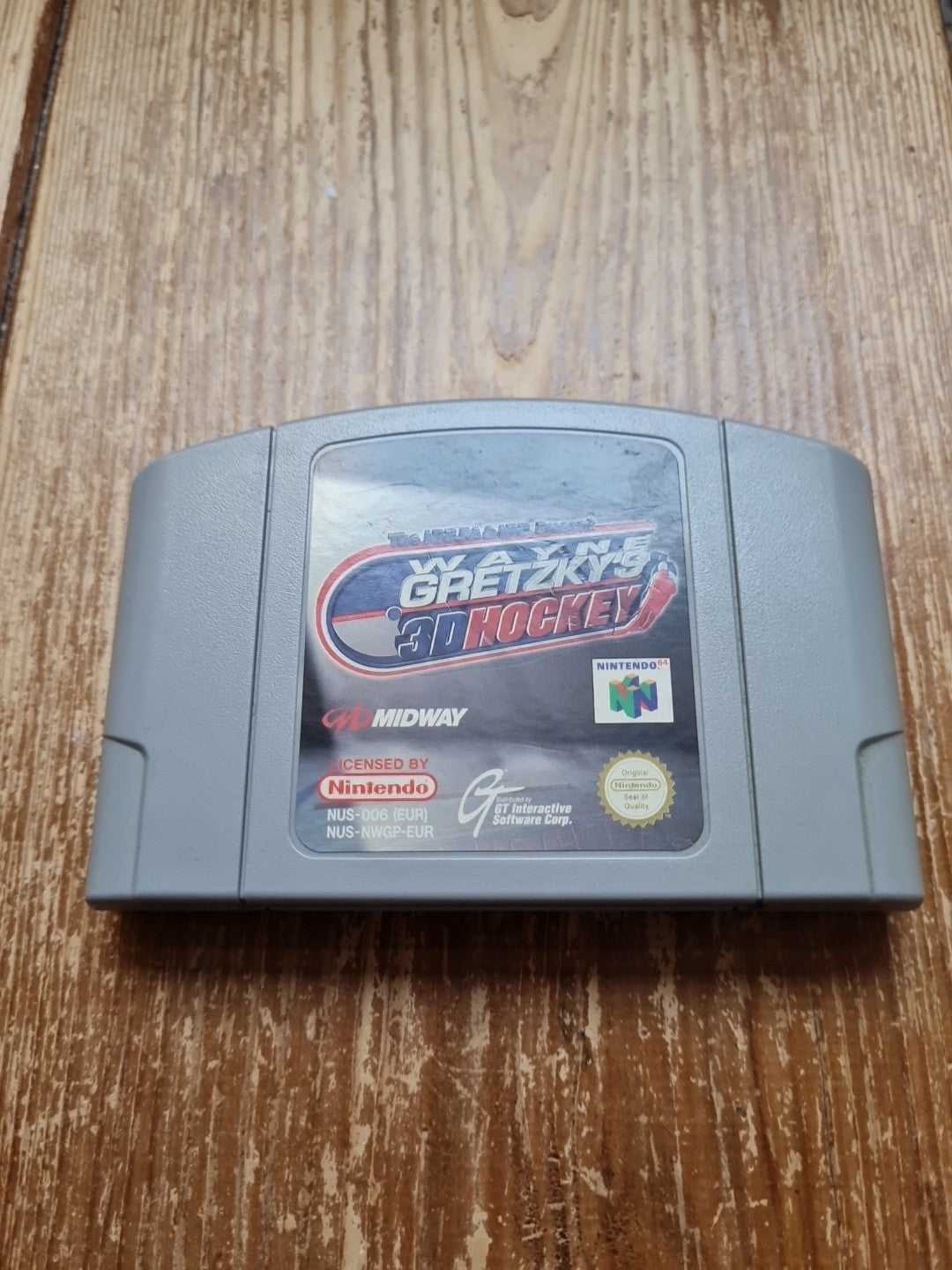 Wayne Gretzky 3D Hockey N64 Nintendo 64 PAL UK Version