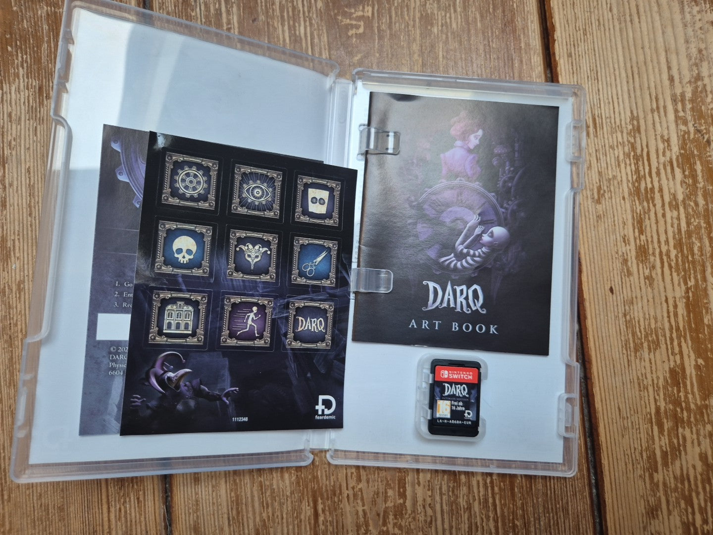 Darq: Ultimate Edition Nitendo Switch Complete With Stickers And Art Book PAL UK