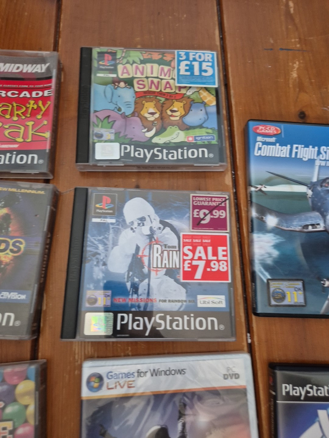 Mixed Gaming Joblot Bundle Ps1 Ps2 Ps3 PC Wii - All PAL UK Versions
