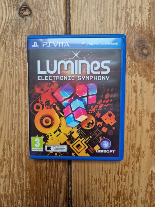 Lumines Electronic Symphony PS Vita PlayStation Vita Complete With Manual UK