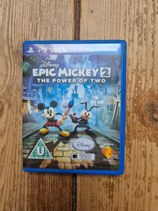 Disney Epic Mickey 2 The Power Of Two Sony PlayStation PS Vita PAL UK