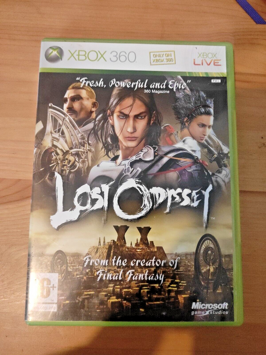 Lost Odyssey (Xbox 360, 2008) - Complete with all discs and manual - PAL