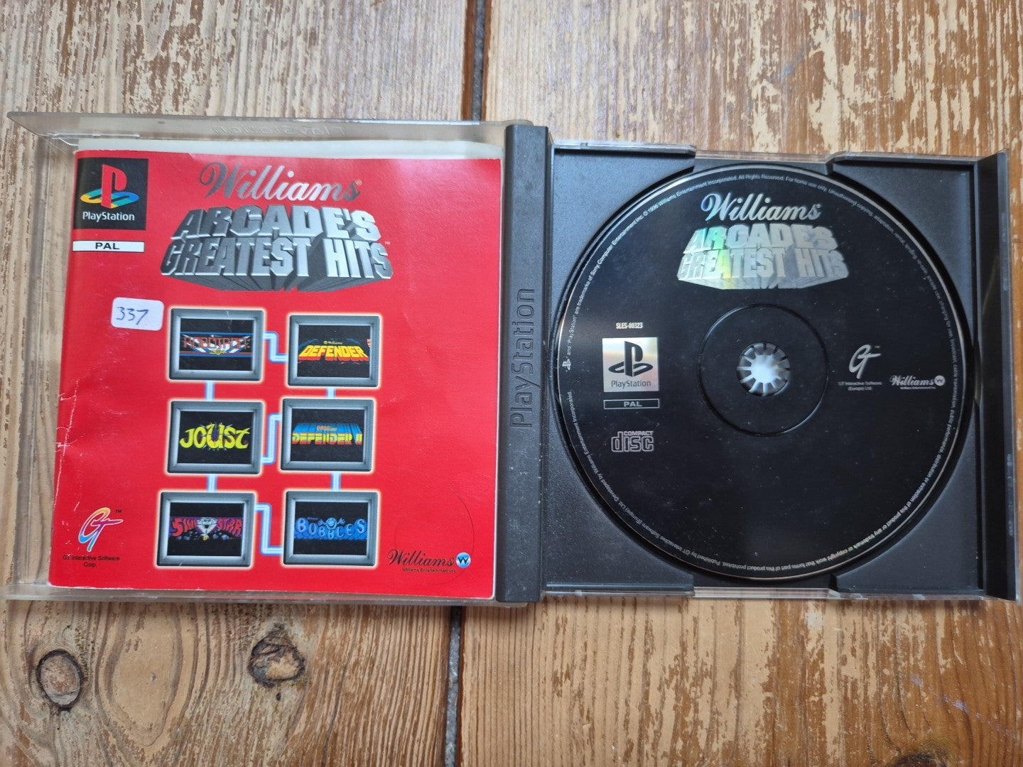 Williams Arcade Greatest Hits PS1 Sony PlayStation Complete With Manual PAL