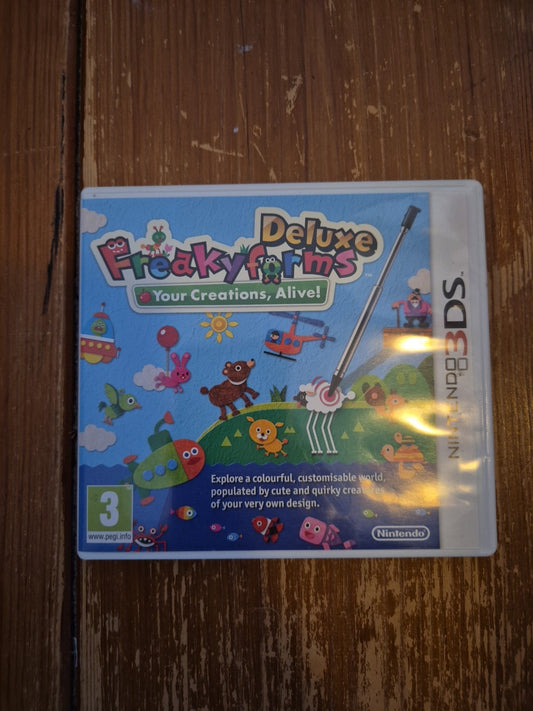 Freakyforms Deluxe, Nintendo 3DS - UK PAL Version