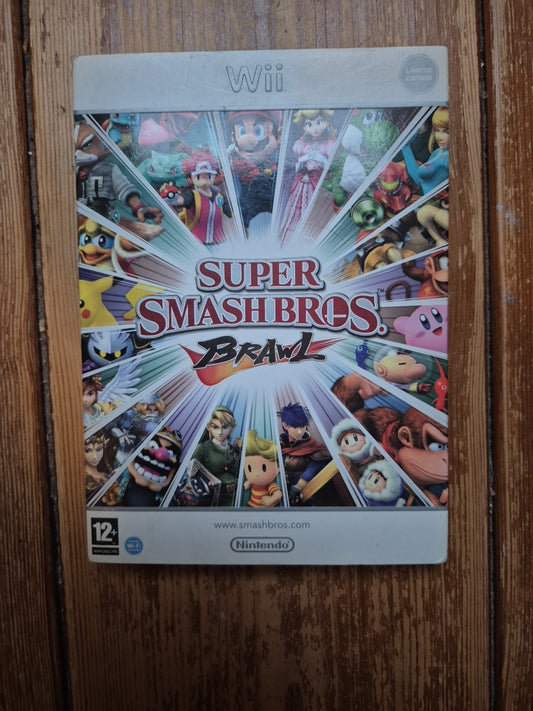 Super Smash Bros. Brawl In Limited Edition Sleeve – Nintendo Wii (PAL) Complete