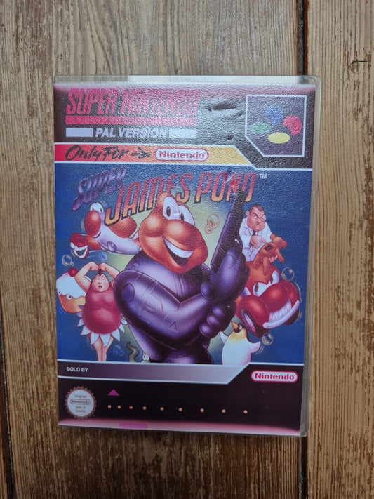 Super James Pond SNES. Boxed UK PAL Super James Pond For the Super Nintendo