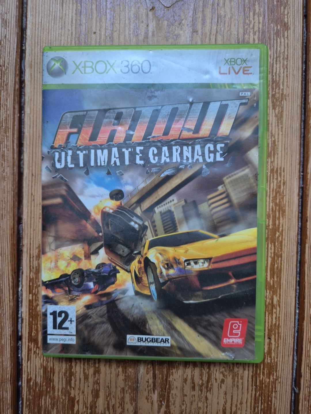 Flatout: Ultimate Carnage - Xbox 360 PAL UK Complete With Manual