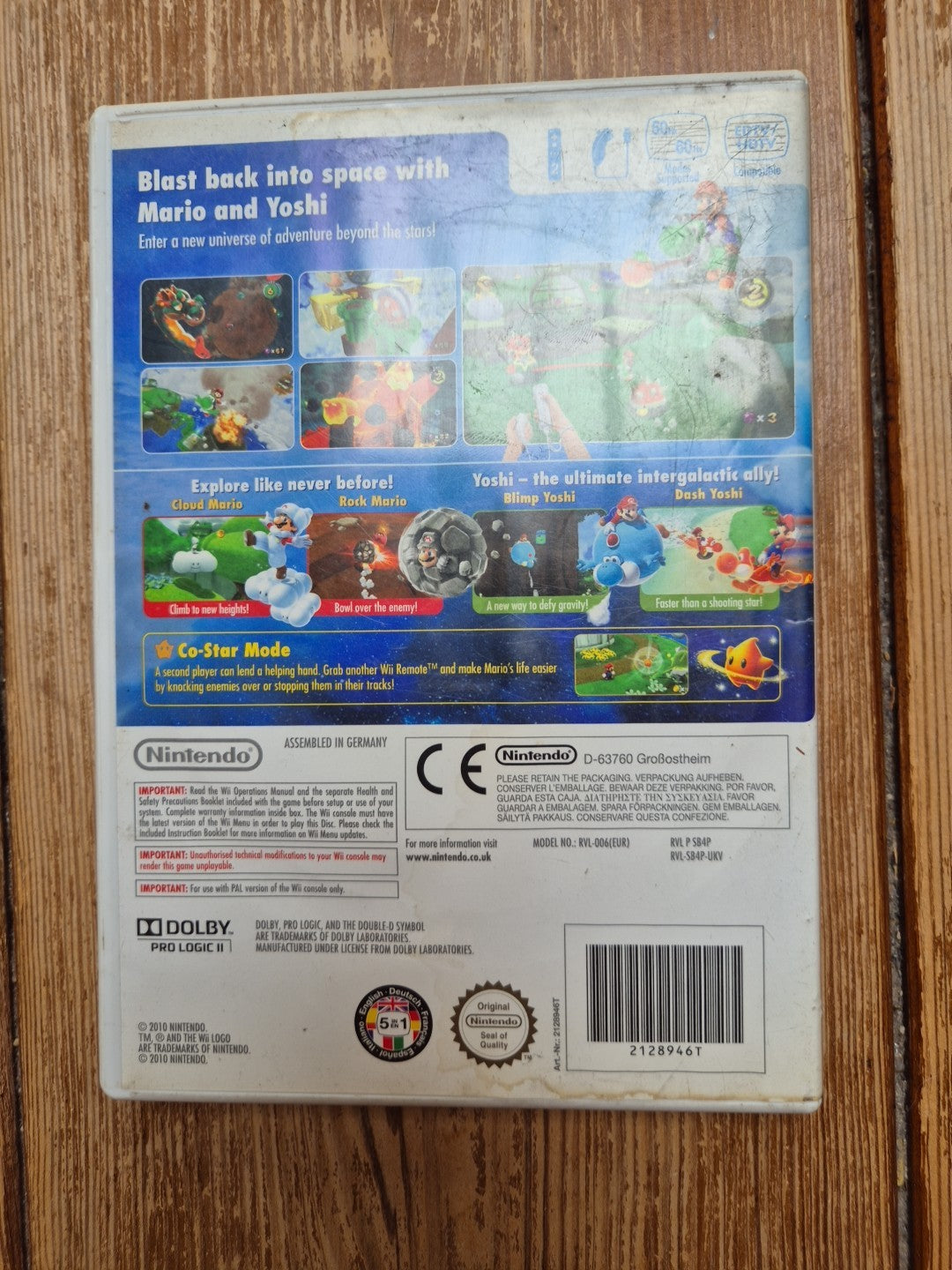 Super Mario Galaxy 2 (Wii, 2010) PAL UK - Complete with Manual