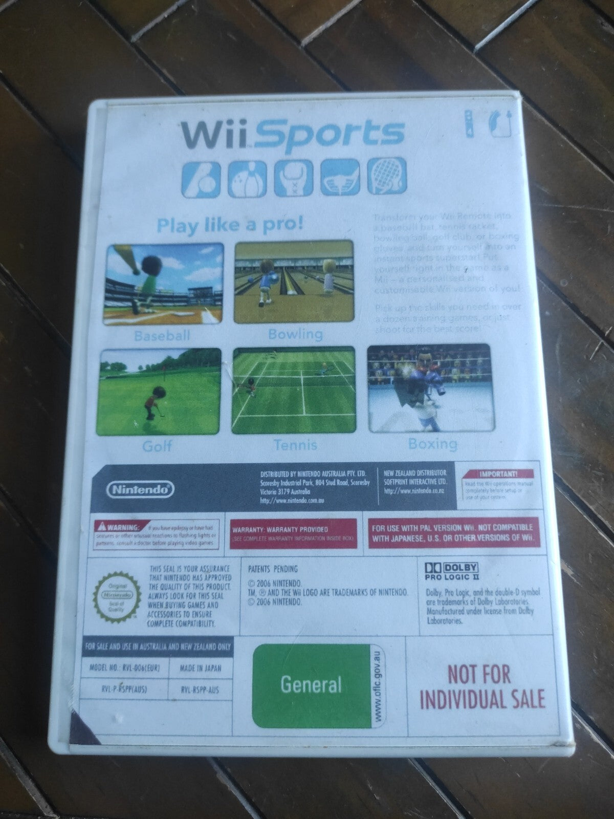Wii Sports (Nintendo Wii, 2006) - Boxed, Complete with Manual - PAL UK