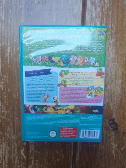 Yoshi's Woolly World (Nintendo Wii U, 2015) PAL UK version